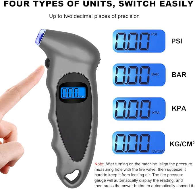 rhino usa digital tire inflator with pressure gauge 0-200 psi