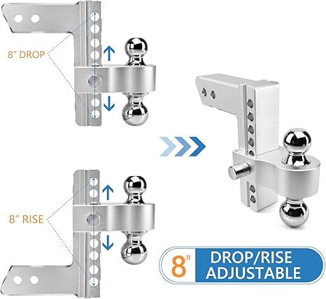 how to measure trailer hitch drop
