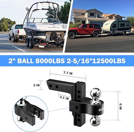 how to measure for hitch drop