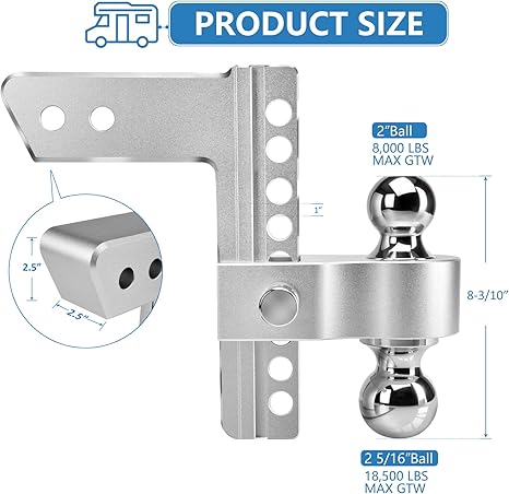 how to determine hitch drop