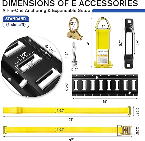 e track trailer system