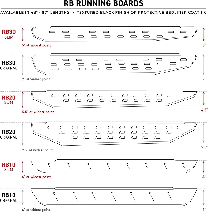 go rhino rb20 running boards