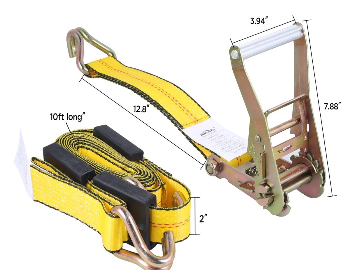 car hauler tie down straps