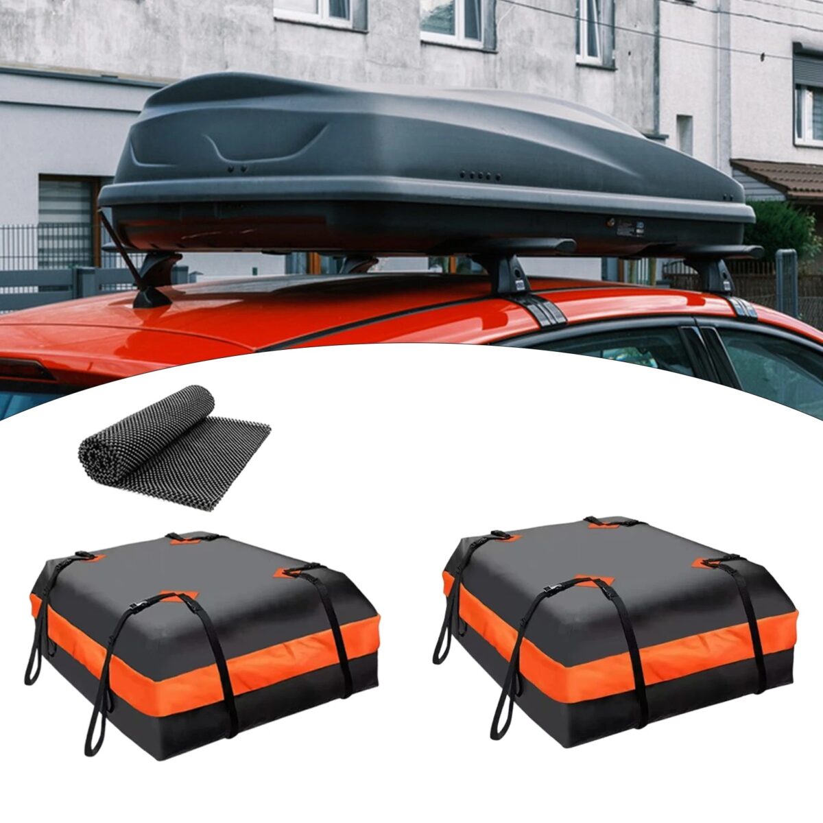rooftop cargo bag without roof rack