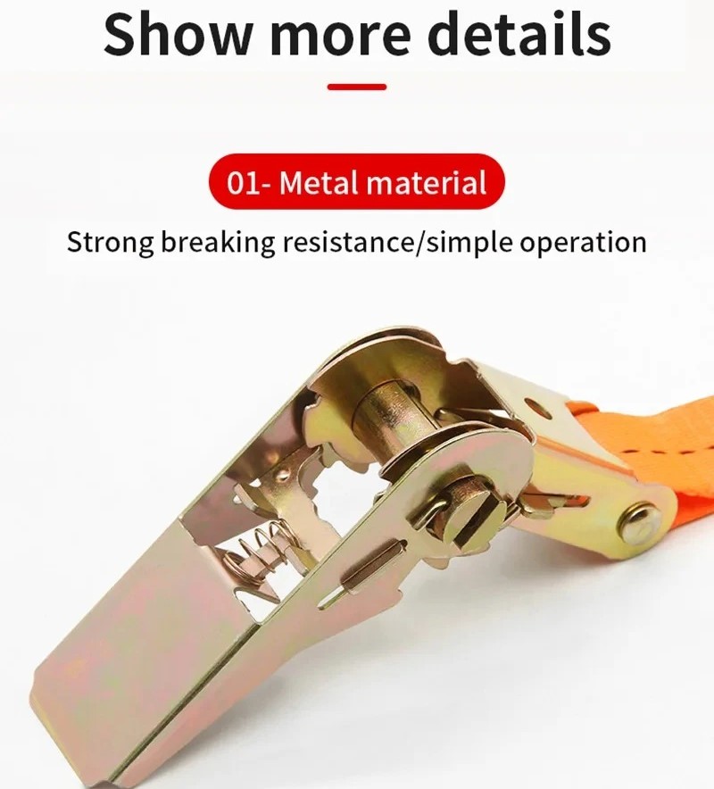 2 inch heavy-duty ratchet straps