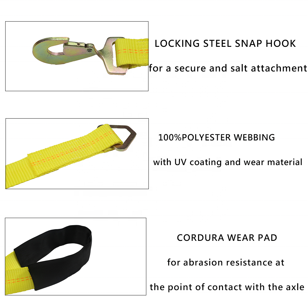 axle straps for towing