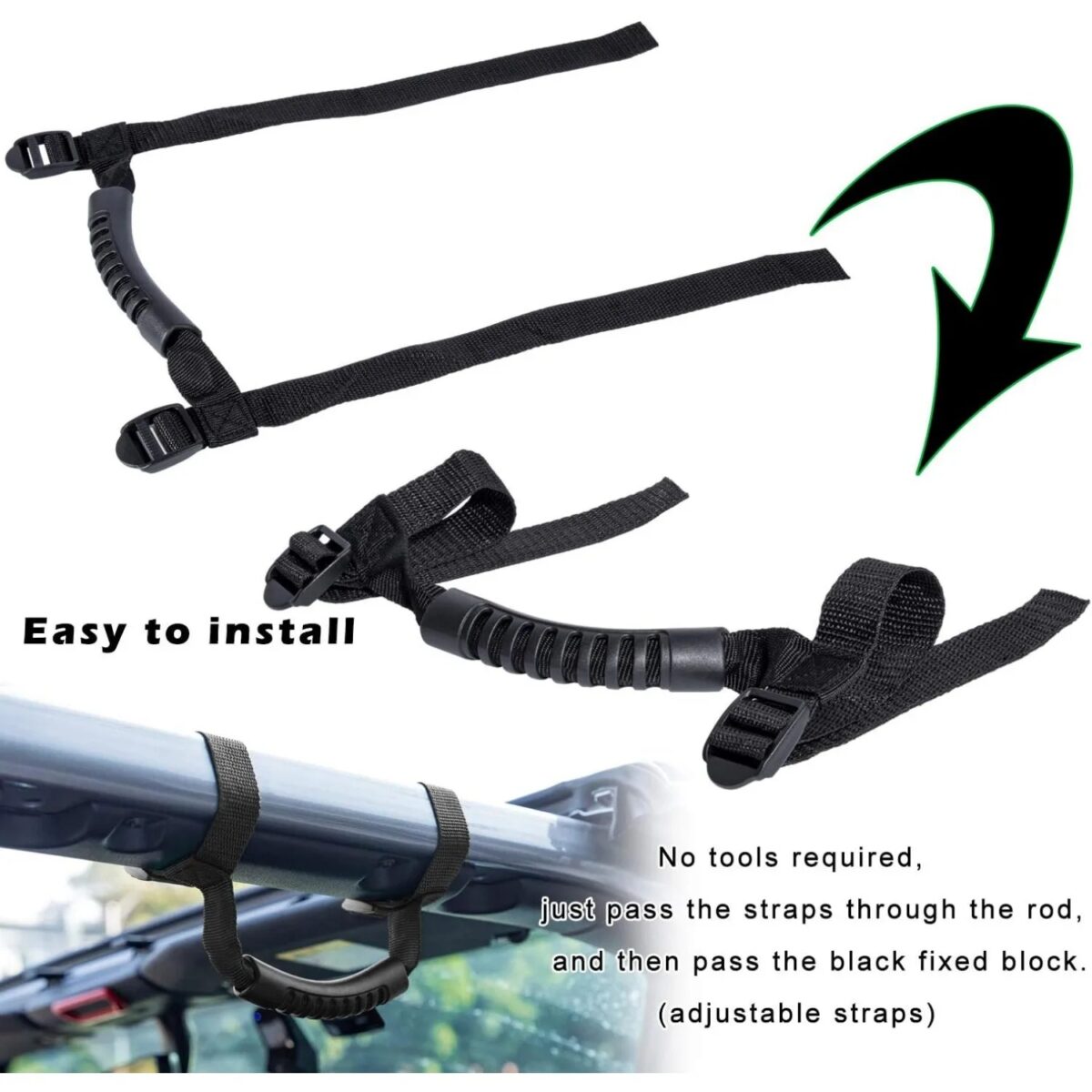 aluminum grab handles 1997-2002 jeep wrangler tj