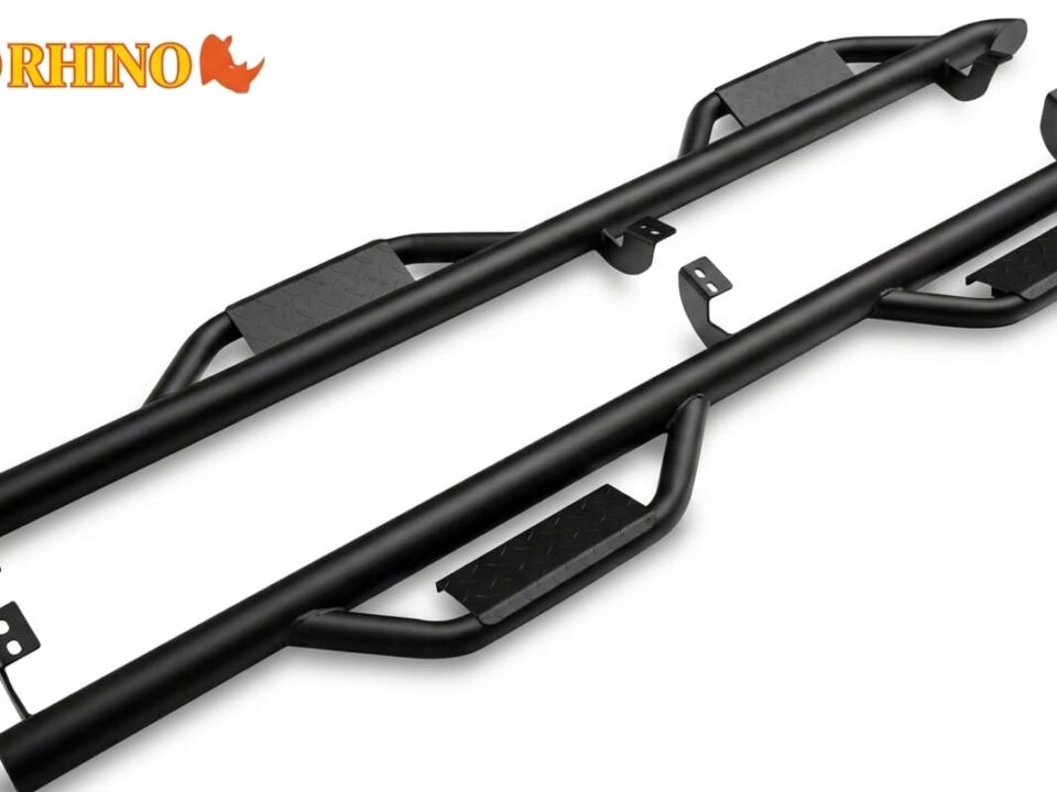 Go Rhino N-Fab Black Cab Length Nerf Bars