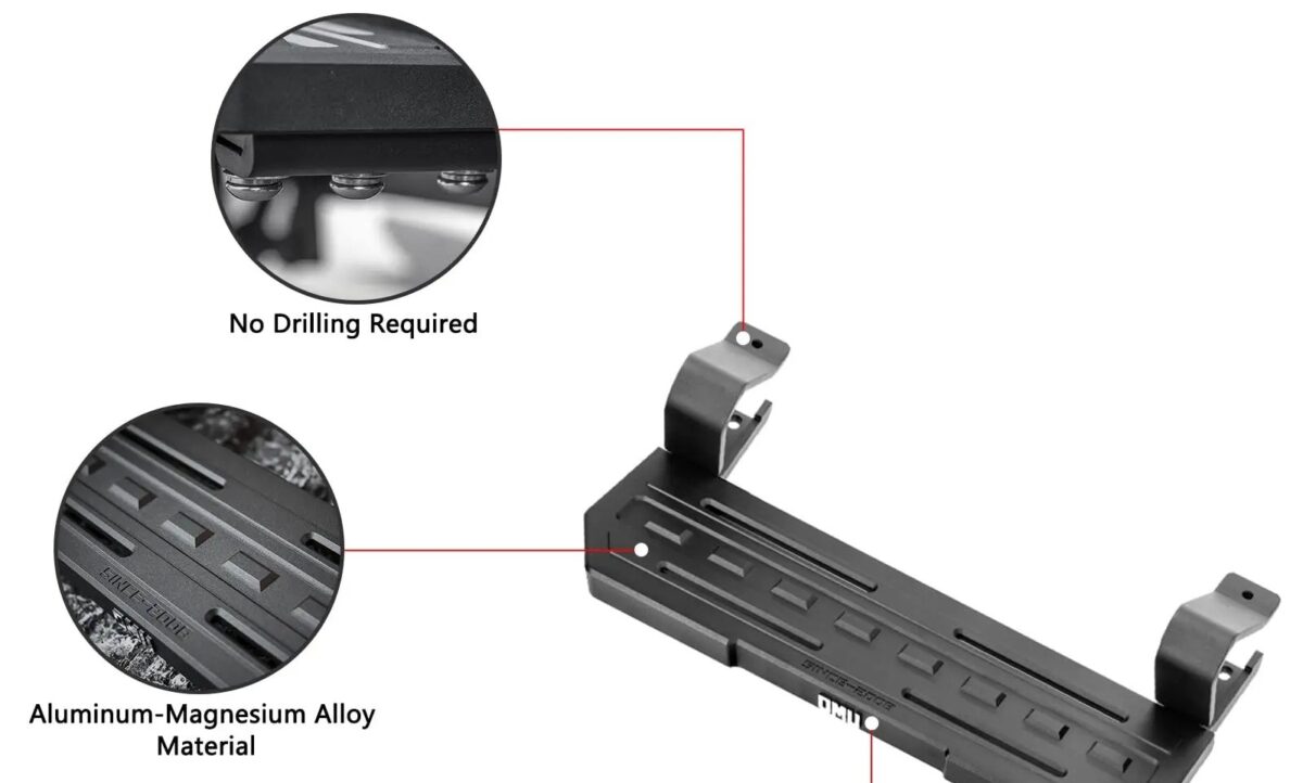 go rhino 5 1000 series black oval nerf bars