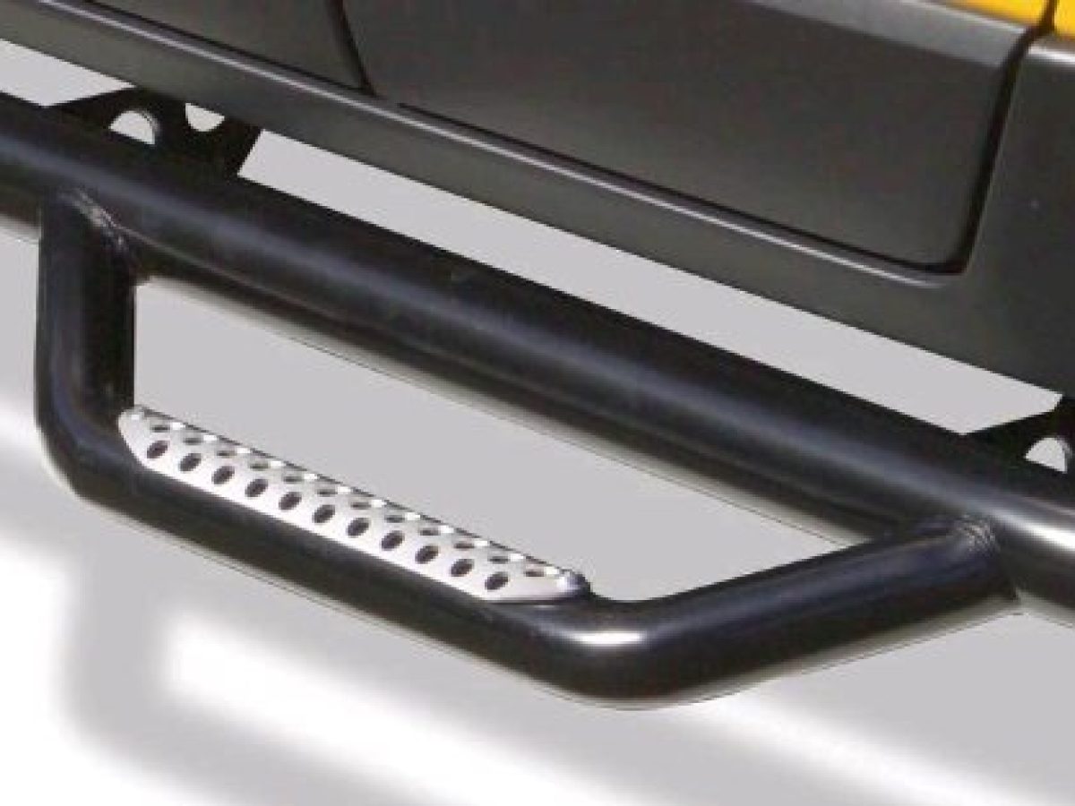 go rhino 4000 series black nerf bars